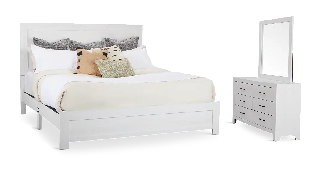 Ollie White Panel Bedroom Ollie White Panel Bedroom